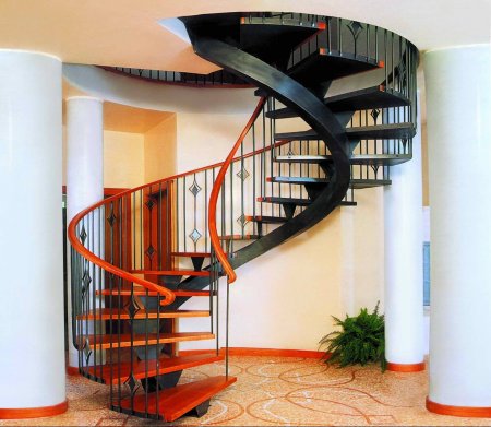 Винтовые лестницы в интерьере вашего дома