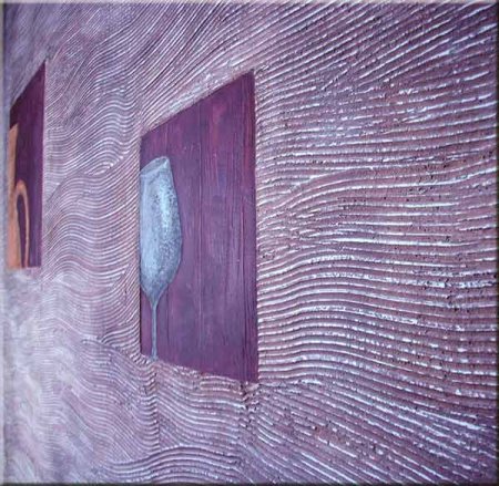 Текстурированние внешних стен дома декоративной штукатуркой