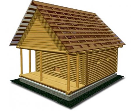 Строительство деревянного дома. Крыша.
