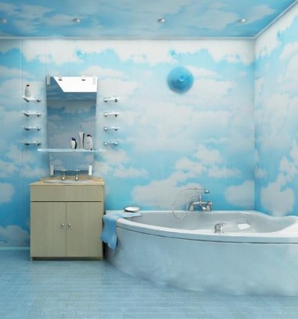 Виды отделки ванной комнаты
