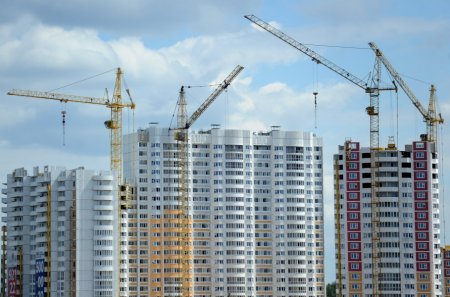 Новые постройки в Москве
